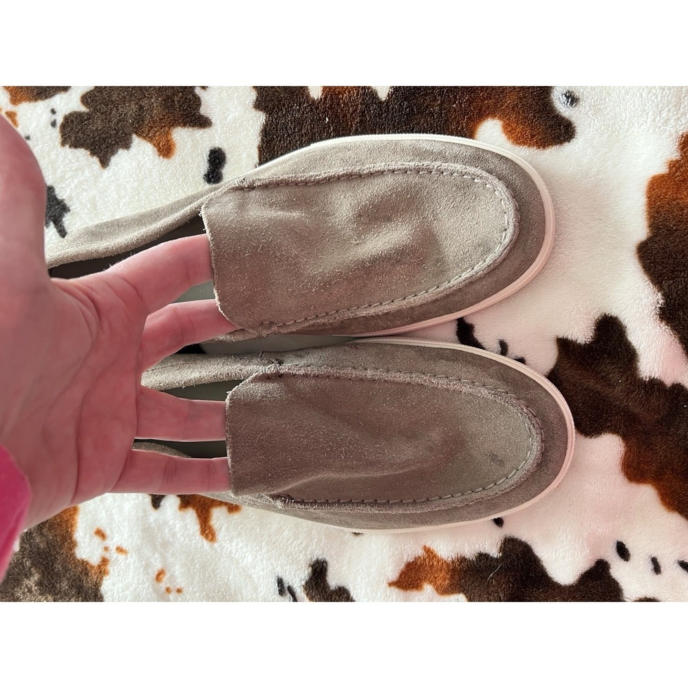 Vince Men's Suede Loafer Tan, Size 10M EU 44 EUC